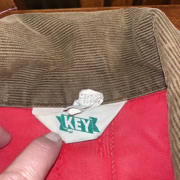 Key Canvas Barn Coat Quilted Insulated Duck Workwear 2XL Distressed USA Vintage - Picture 4 of 8